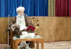 دیدار و گفت‌وگوی صمیمانه حضرت آیت‌الله امامی کاشانی (تولیت معظم مدرسه‌عالی و دانشگاه شهید مطهری) با مسئولین دانشگاه شهید مطهری مشهد