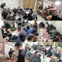 ضیافت افطاری با حضور  اساتید و دانشجویان و دانش آموختگان دانشگاه شهید مطهری